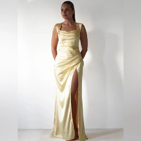 Oh Hello Clothing Dresses | Oh Hello Clothing Brand New Nwt Monica Off The Shoulder Gown I Yellow | Color: Yellow | Size: Uk Size 12 / Us Size 8 | Oh Hello Clothing Dresses | Oh Hello Clothing Brand New Nwt Monica Off The Shoulder Gown I Yellow | Color: Yellow | Size: Uk Size 12 / Us Size 8 |